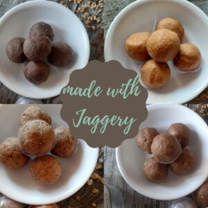 Healthy and Tasty Pure Ghee Ladoo with Jaggery combo